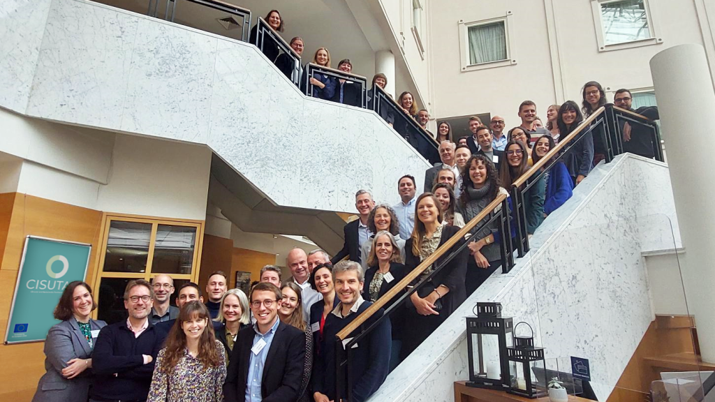 Representantes del proyecto europeo CISUTAC para el fomento de la economía circular en textiles