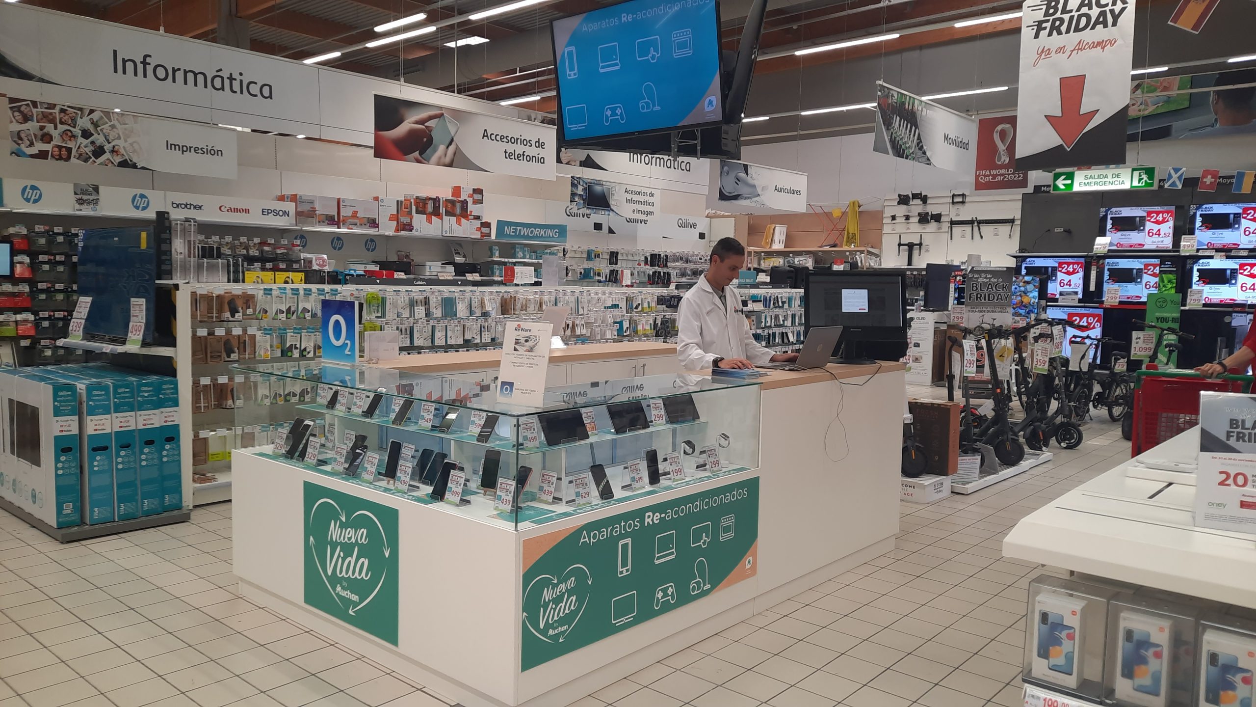 Alcampo recompra y reparación de tecnología
