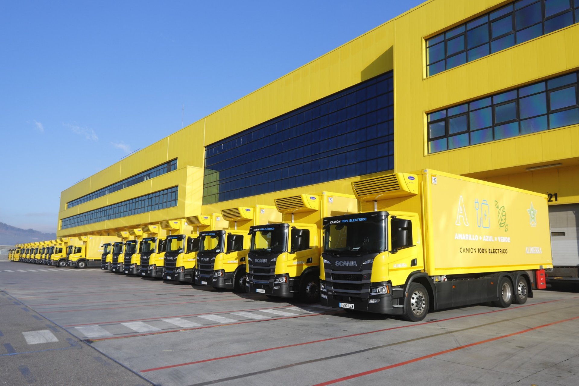 Alimerka movilidad y logística sostenible con camiones Scania
