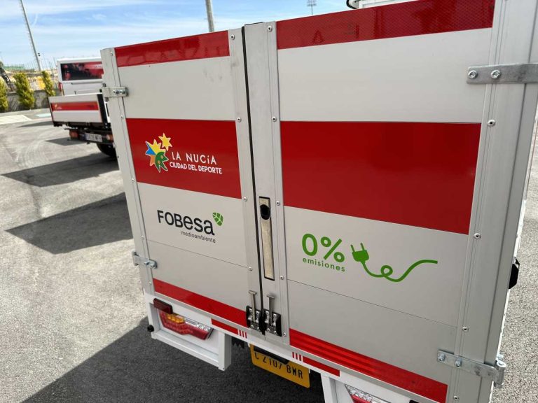 Fobesa vehículos eléctricos limpieza viaria y residuos en La Nucía