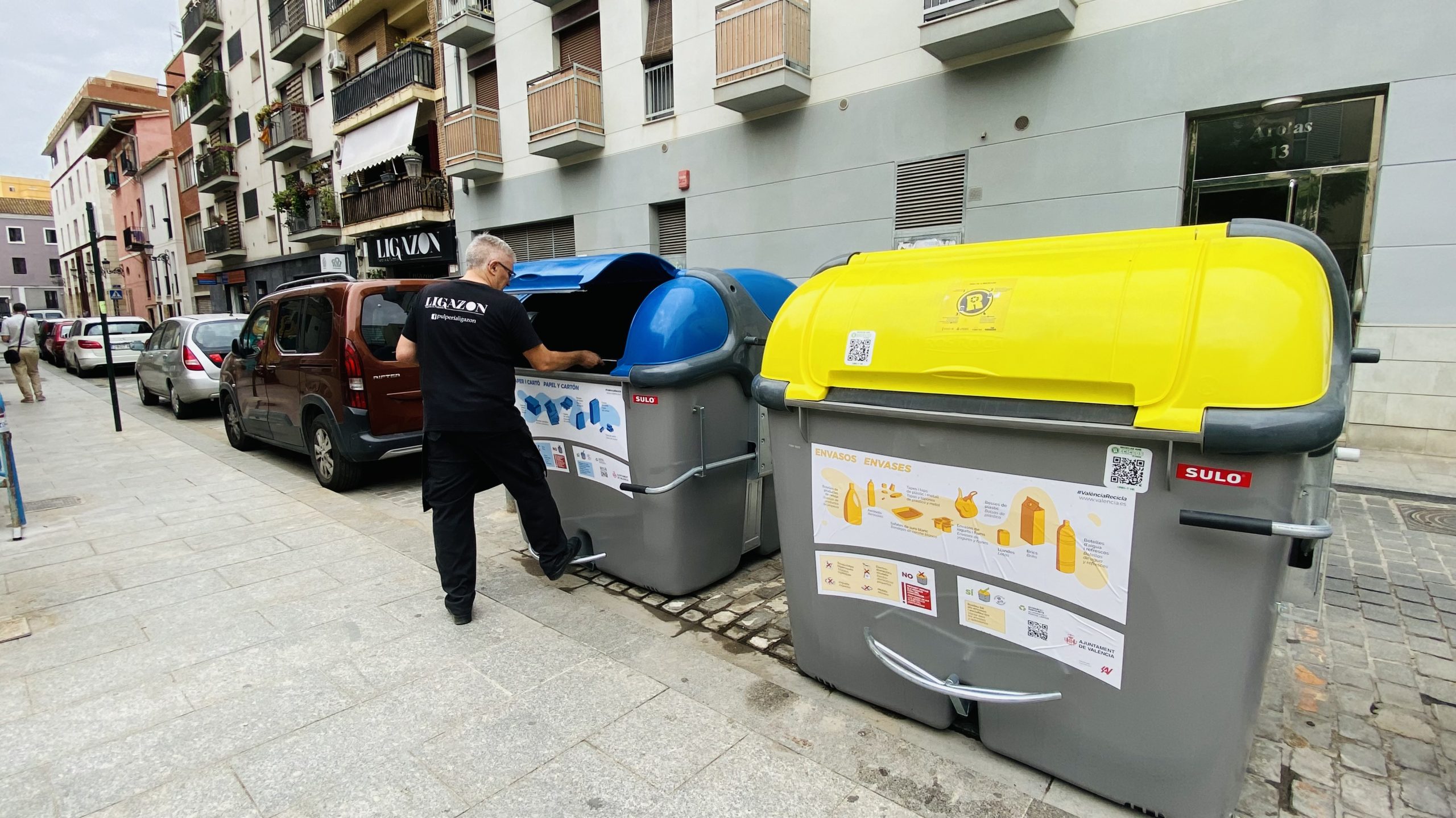 València, líder en reciclaje en el contenedor amarillo y azul