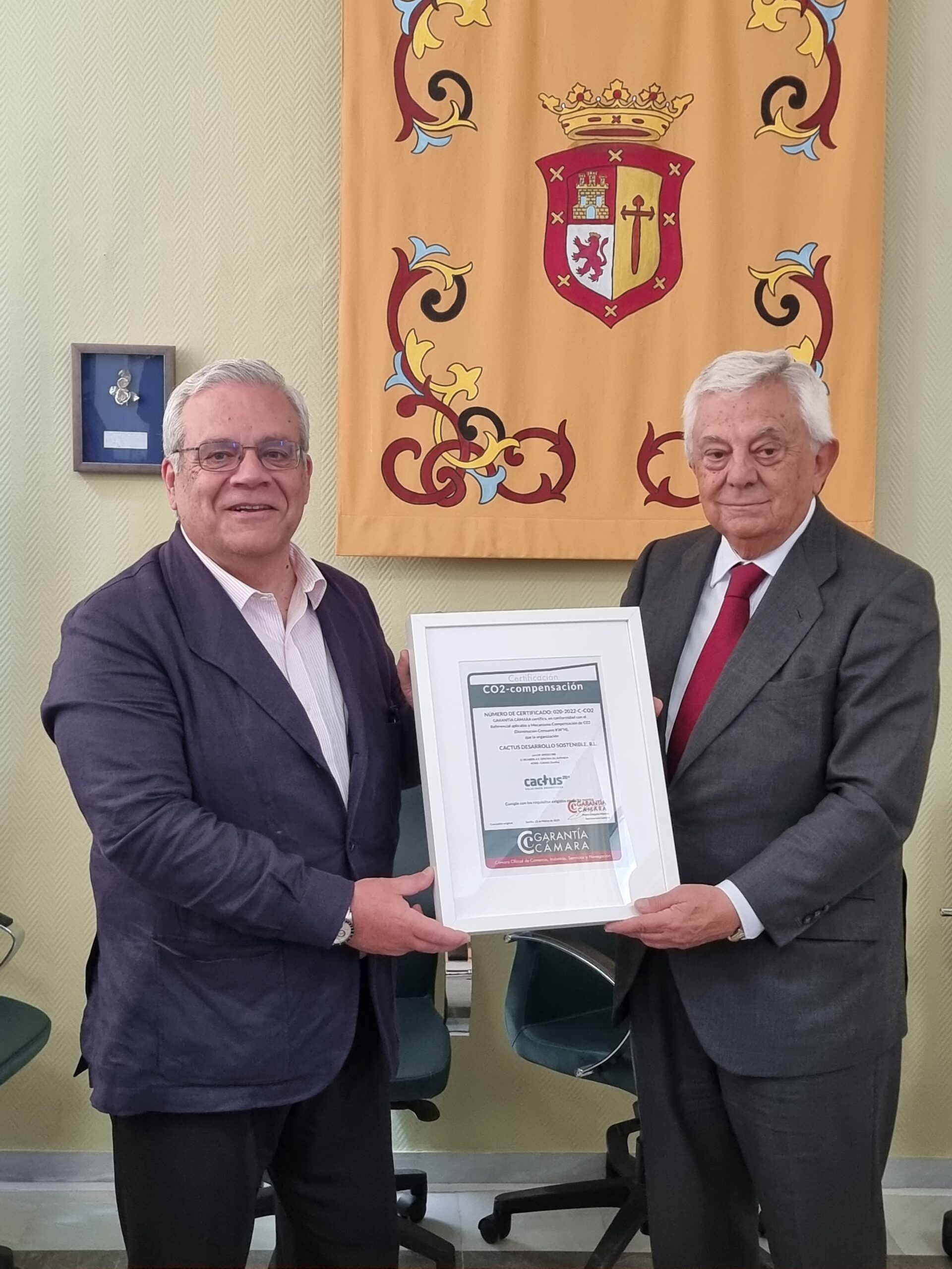 CACTUS recibe el certificado CO2-mpεnsación®