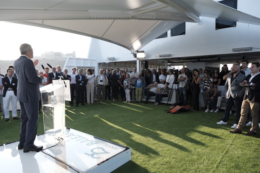 Acto de presentación del primer ferry eléctrico de España