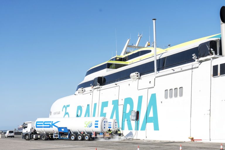 Baleària y Axpo descarbonización bioGNL Enagás